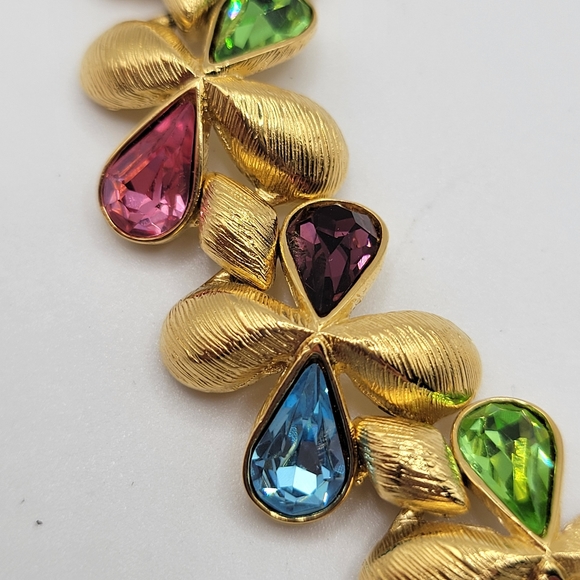 Vintage JBK (Jackie Kennedy) Camrose & Cross Multicolored Bracelet | SIGNED - Picture 2 of 7